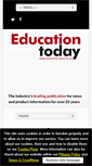 Mobile Screenshot of education-today.co.uk