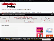Tablet Screenshot of education-today.co.uk